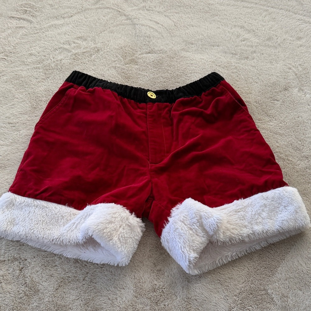 Chubbies Red and Black Shorts
